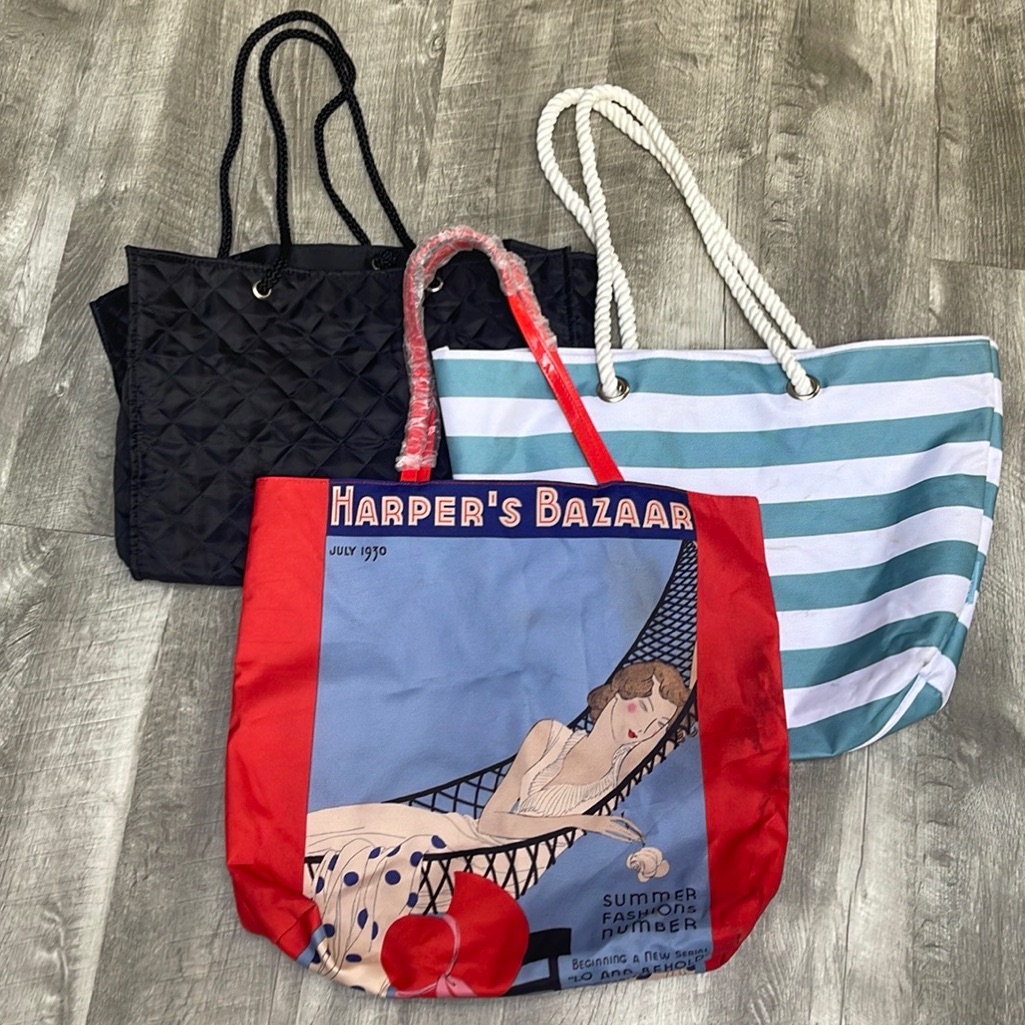 Bundle Of Three Shopping Totes